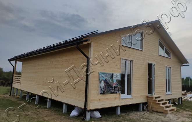 4 Каркасно-щитовой 13х10м, 130 М², Тверская область, Конаковский район, КП Экопарк Завидово. (3)